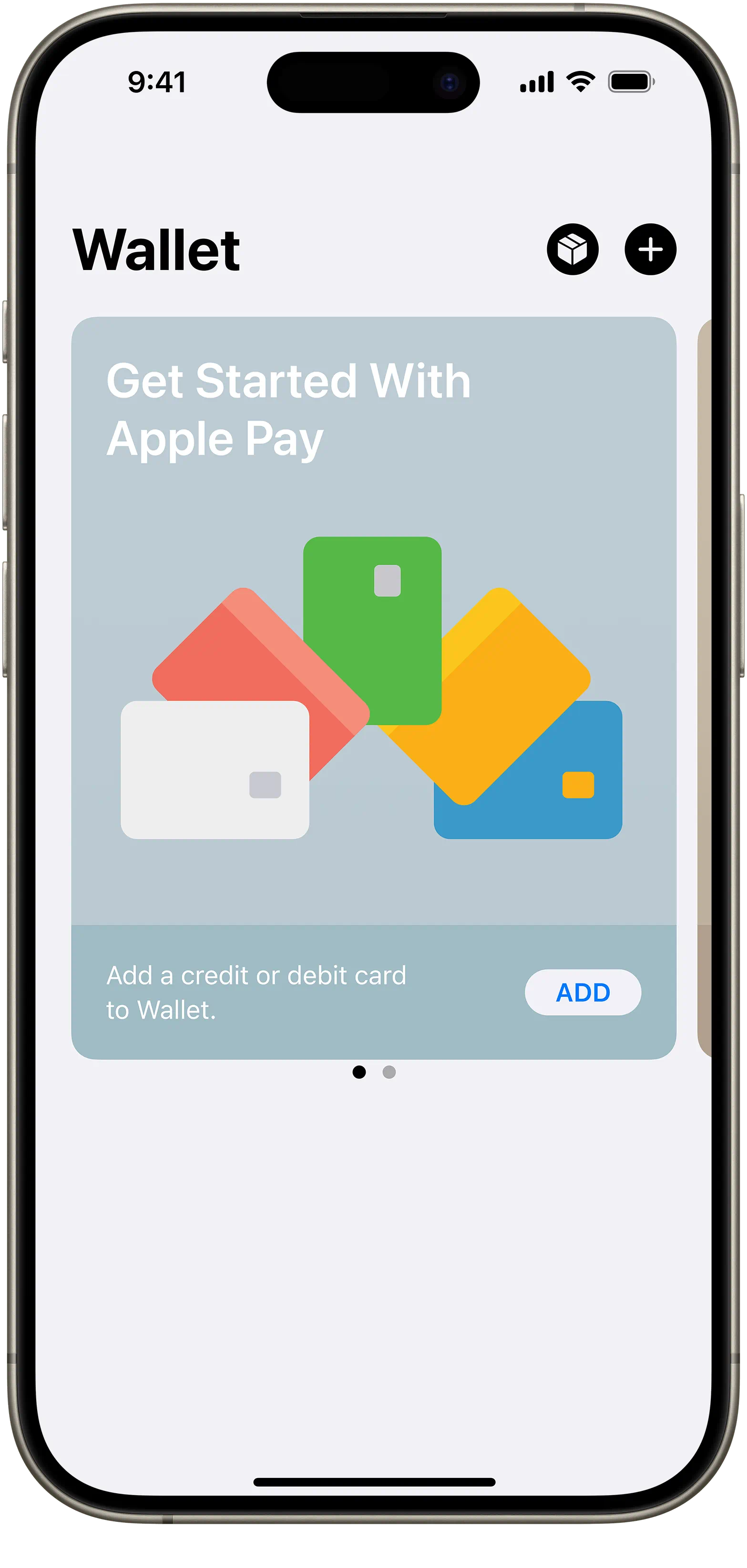 apple wallet step 1
