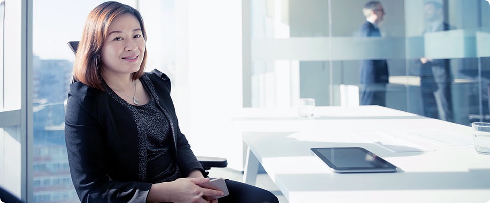 Businesswoman in the office