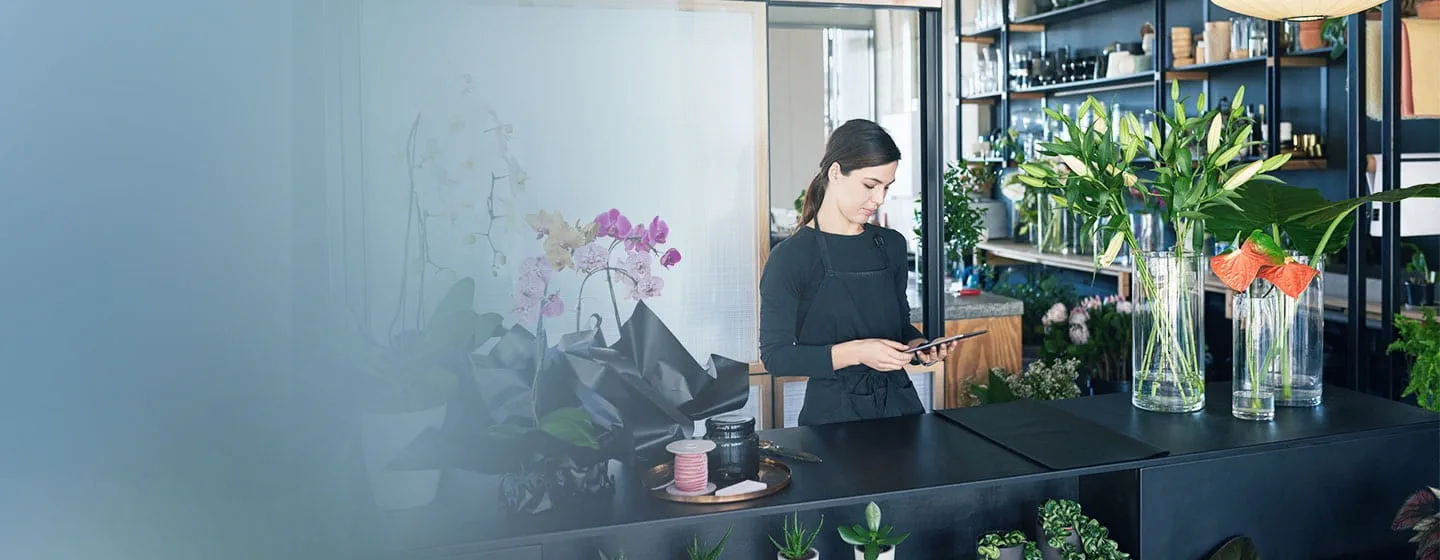 Flower shop owner