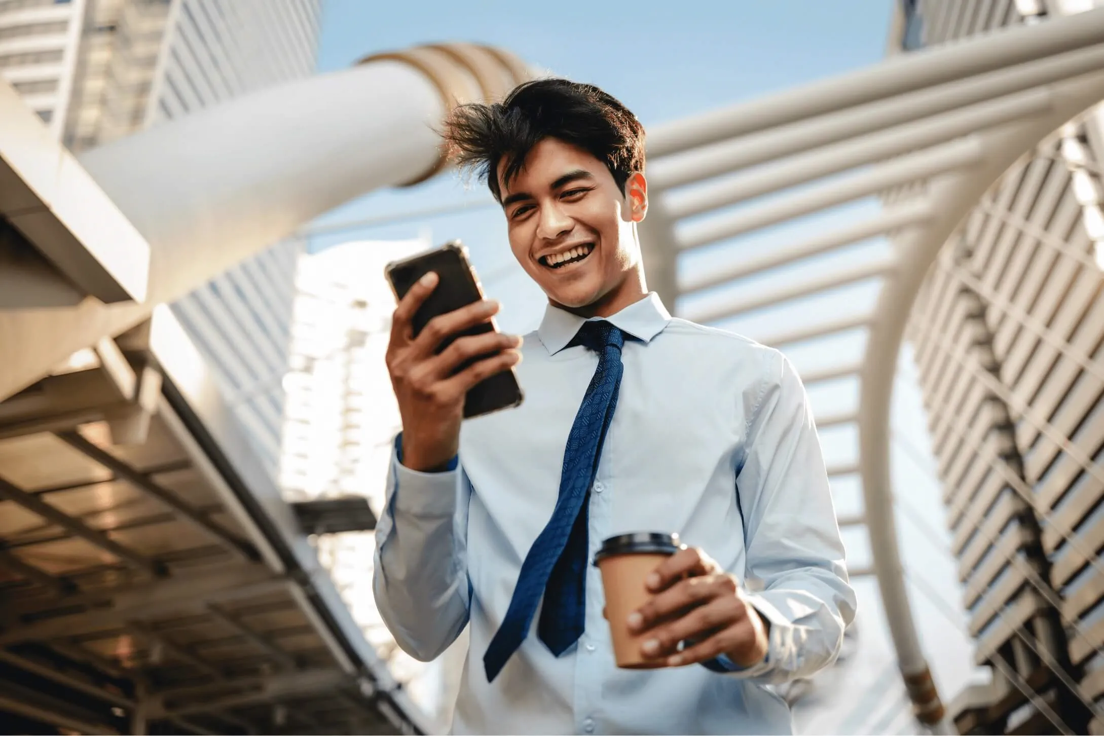 guy is happy after seeing his rhb pays fixed deposit portfolio